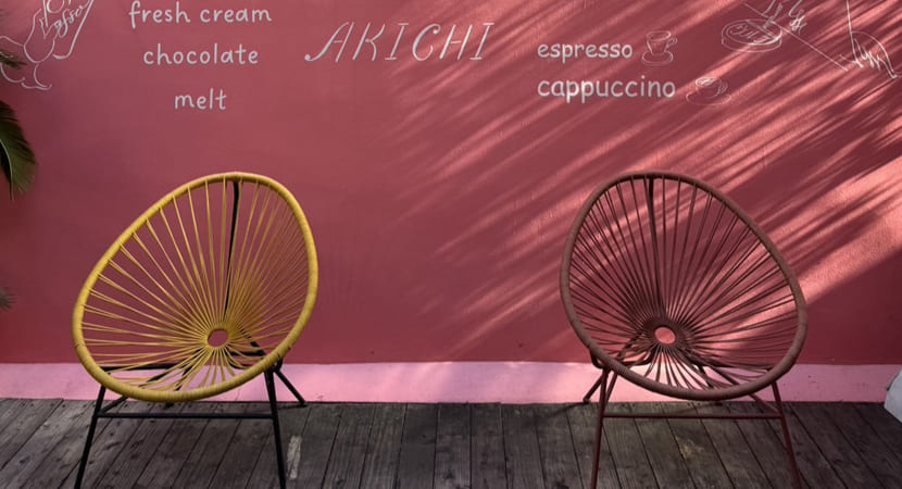 芝浦・クレープとエスプレッソとAKICHIのデッキ