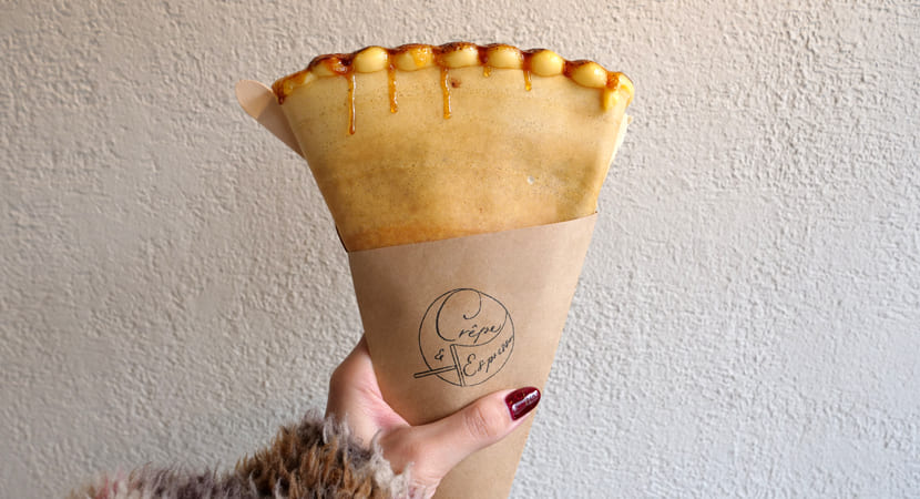 クレープとエスプレッソと松本のクレープ