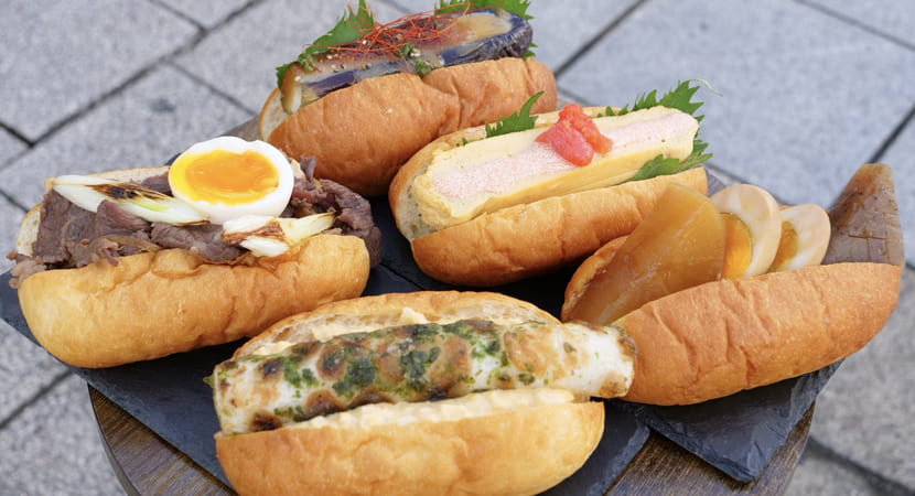 神奈川・鎌倉のカフェ gooddogのホットドッグ2