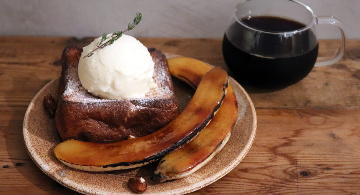 原宿・花ナ々ナ（ハナバナ）門前仲町のフレンチトースト2